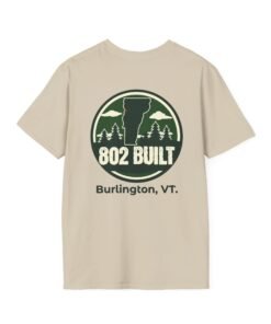 802 BUILT Burlington Vermont T-Shirt