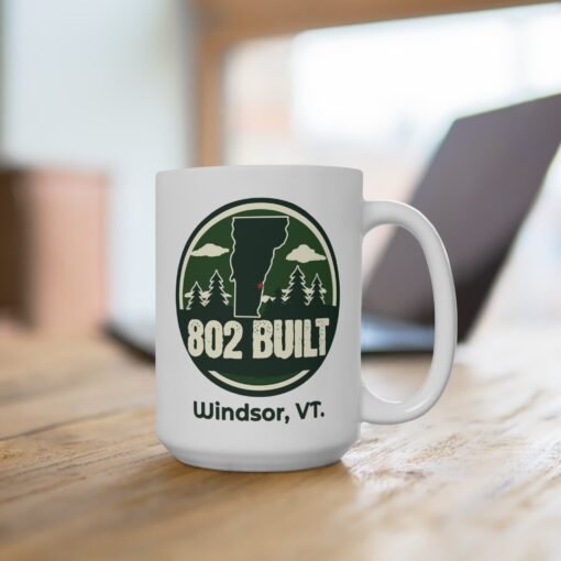 802 BUILT Windsor Vermont 15oz Mug