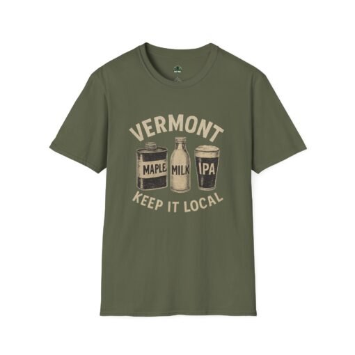 Authentic Vermont Maple Milk IPA T-Shirt – 802 BUILT Keep It Local - Image 13