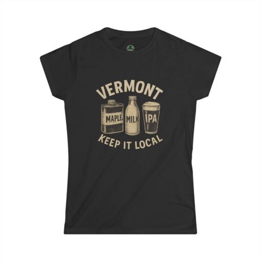 Vermont Keep It Local Women’s T-Shirt – Authentic Vermont Pride You’ll Love - Image 3