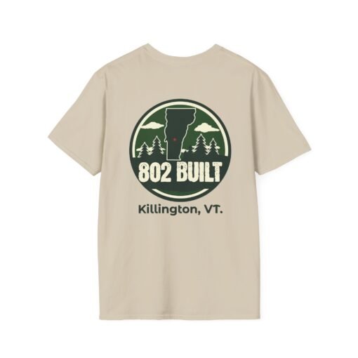 802 BUILT Killington Vermont T-Shirt | Bold Mountain Lifestyle Gear - Image 2