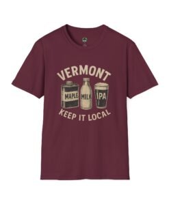 Authentic Vermont Maple Milk IPA T-Shirt – 802 BUILT Keep It Local