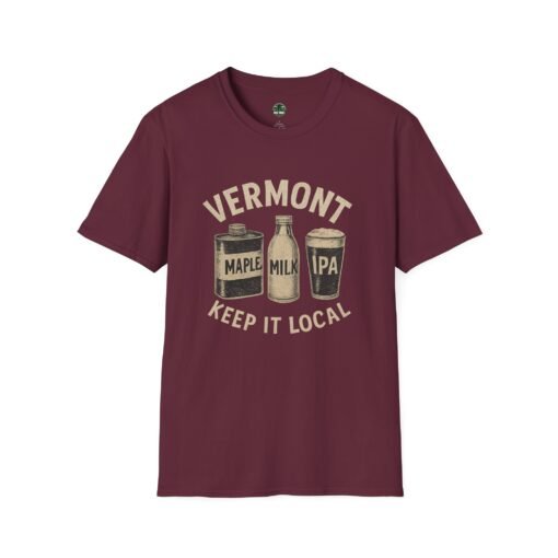 Authentic Vermont Maple Milk IPA T-Shirt – 802 BUILT Keep It Local