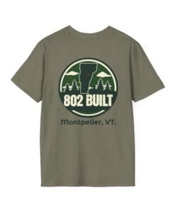 802 BUILT Montpelier Vermont T-Shirt | Bold Vermont Pride Gear