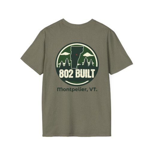 802 BUILT Montpelier Vermont T-Shirt | Bold Vermont Pride Gear