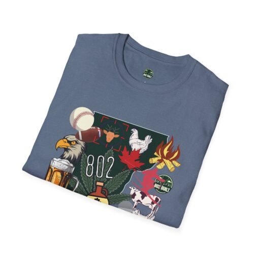 VT Chaos T-Shirt – Epic Maximalist Vermont Collage Graphic - Image 10