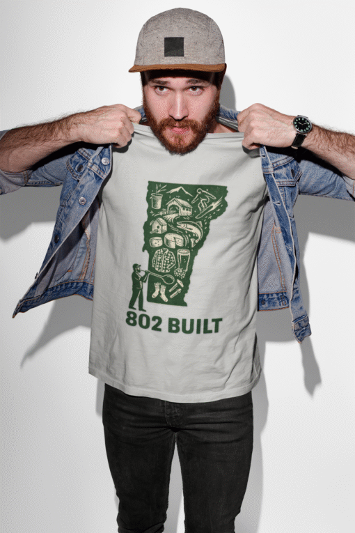 802 BUILT Vermont Heritage T-Shirt – Strong Iconic Pride - Image 4