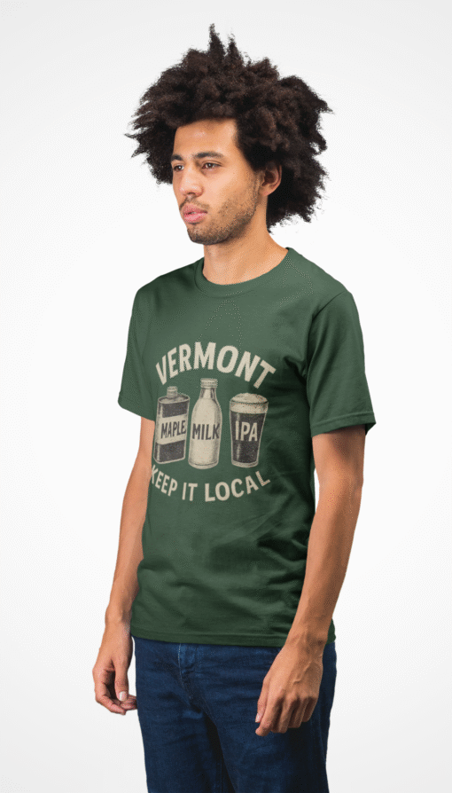 Authentic Vermont Maple Milk IPA T-Shirt – 802 BUILT Keep It Local - Image 29