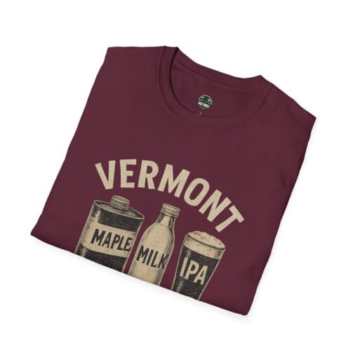 Authentic Vermont Maple Milk IPA T-Shirt – 802 BUILT Keep It Local - Image 3