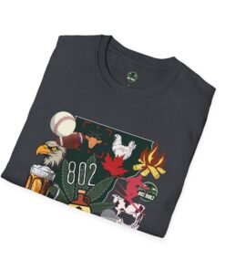 Alternative view of VT Chaos T-Shirt – Epic Maximalist Vermont Collage Graphic