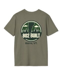 802 BUILT Barre Vermont T-Shirt