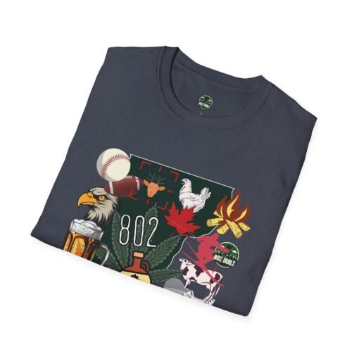 VT Chaos T-Shirt – Epic Maximalist Vermont Collage Graphic - Image 12