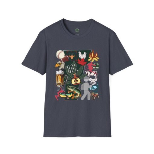 VT Chaos T-Shirt – Epic Maximalist Vermont Collage Graphic - Image 11