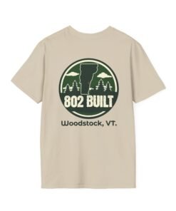 802 BUILT Woodstock Vermont T-Shirt | Authentic Vermont Pride Gear