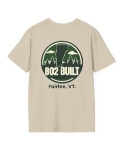 Alternative view of 802 BUILT Fairlee Vermont T-Shirt – Authentic Small-Town Pride