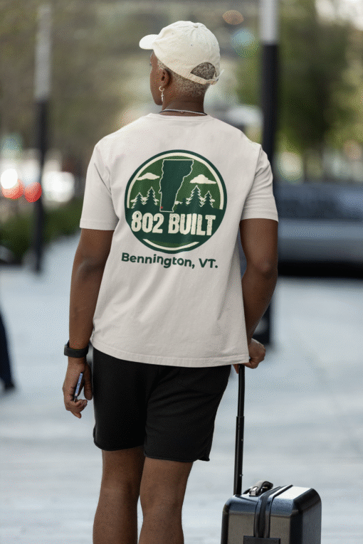 802 BUILT Bennington Vermont T-Shirt | Strong Vermont Heritage Gear - Image 6