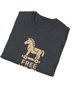 Alternative view of FREE Wi-Fi Horse T-Shirt – Funny Cybersecurity Tee