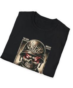 Alternative view of Rebel Graphic T-Shirt - Burning Rebel Design, Unisex Gift, Rocker Tee, Casual Wear, Statement Shirt, Festival Fashion