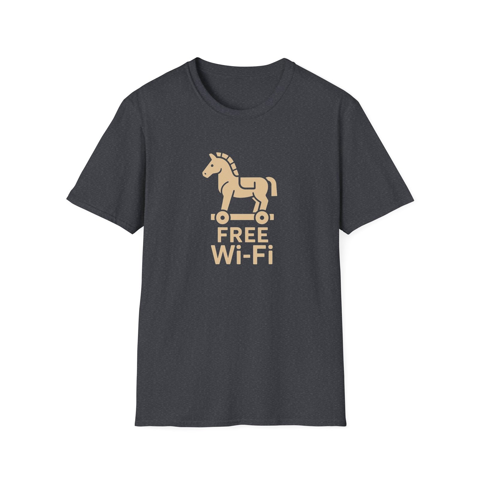 FREE Wi-Fi Horse T-Shirt – Funny Cybersecurity Tee