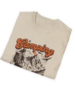 Alternative view of Vintage Camping Adventure Unisex T-Shirt, Outdoor Enthusiast Tee, Summer Hiking Apparel, Gift for Nature Lovers, Retro Style Shirt