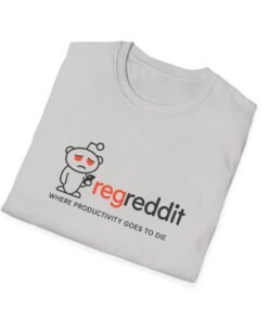 Alternative view of Regreddit T-Shirt – Where Productivity Goes to Die