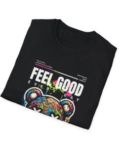 Alternative view of Feel Good Everyday Bear T-Shirt – Bold Streetwear with a Positive Vibe