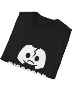 Alternative view of Disscord Friends Foes T-Shirt, Unisex Graphic Tee, Funny Gamer Shirt, Gift for Gamers, Casual Wear, Online Gaming Apparel