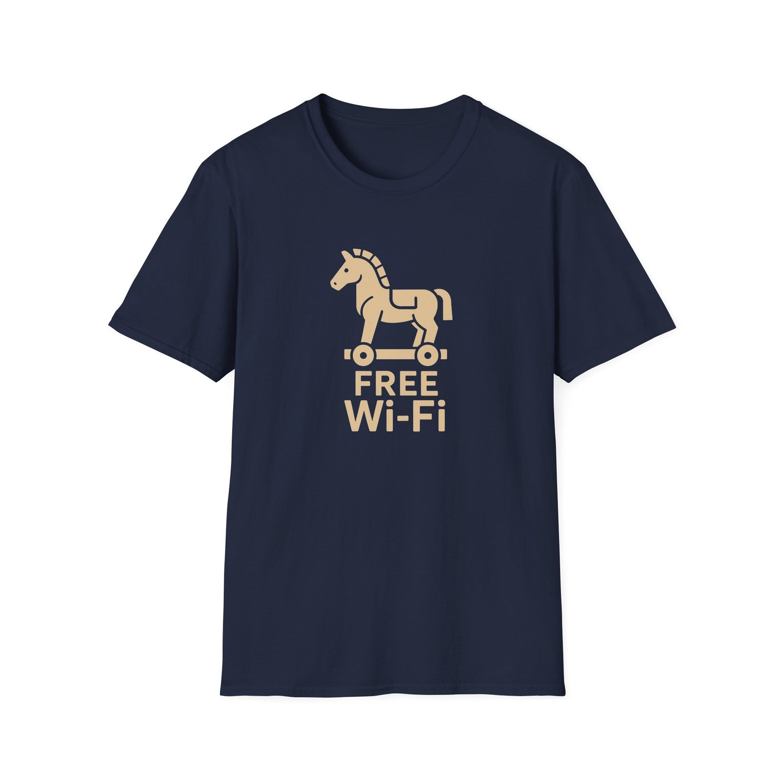 FREE Wi-Fi Horse T-Shirt – Funny Cybersecurity Tee - Image 6