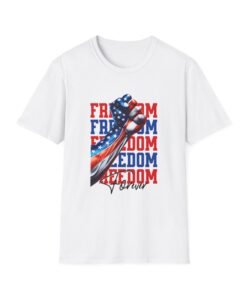 Patriotic Freedom T-Shirt | Unisex Graphic Tee, 4th of July, Independence Day, Freedom Shirt, Casual Wear, Gift Idea